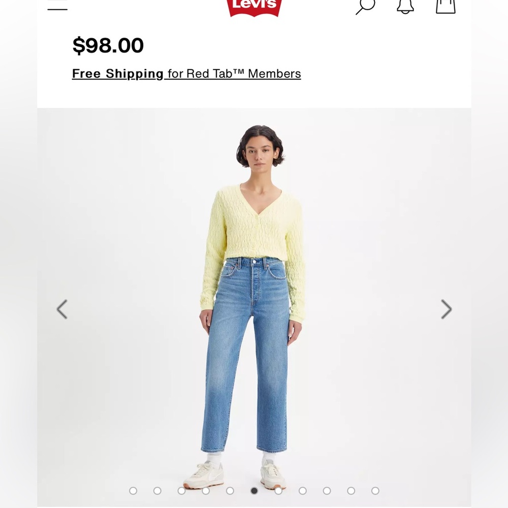 Ribcage straight Levi jeans